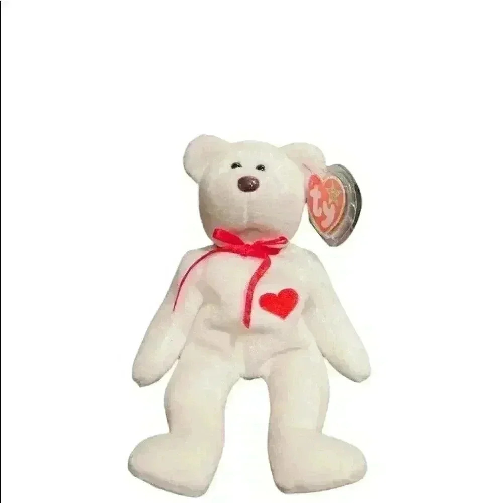Ty Beanie Babies Valentino Bear 1994 - Near Mint - Picture 2 of 6